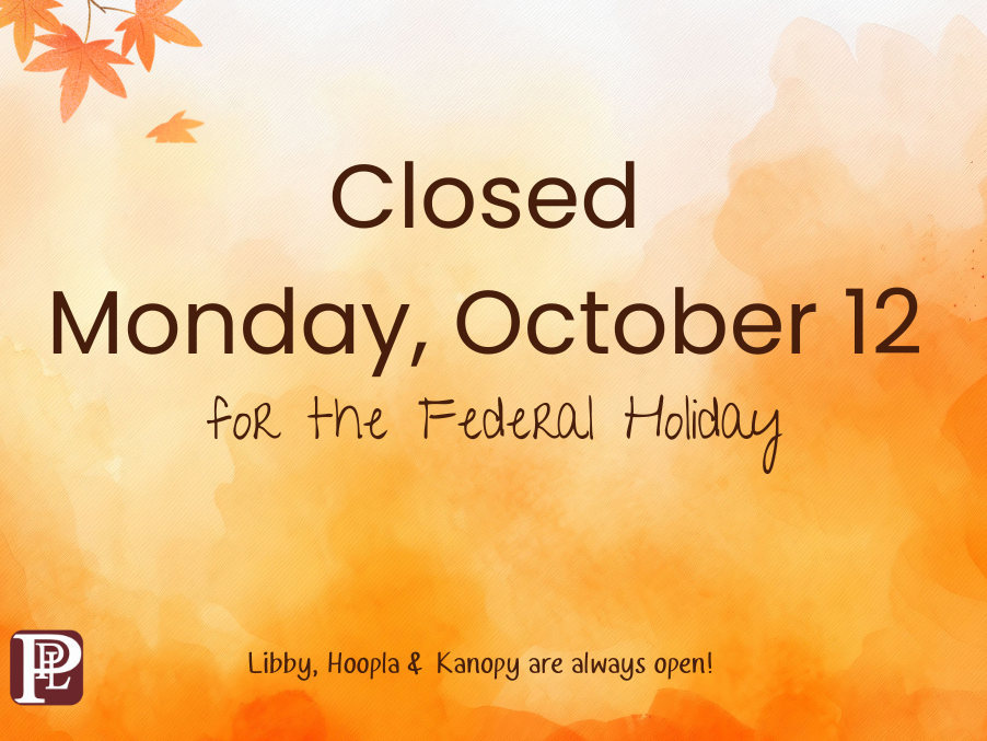 Closed Monday, October 12