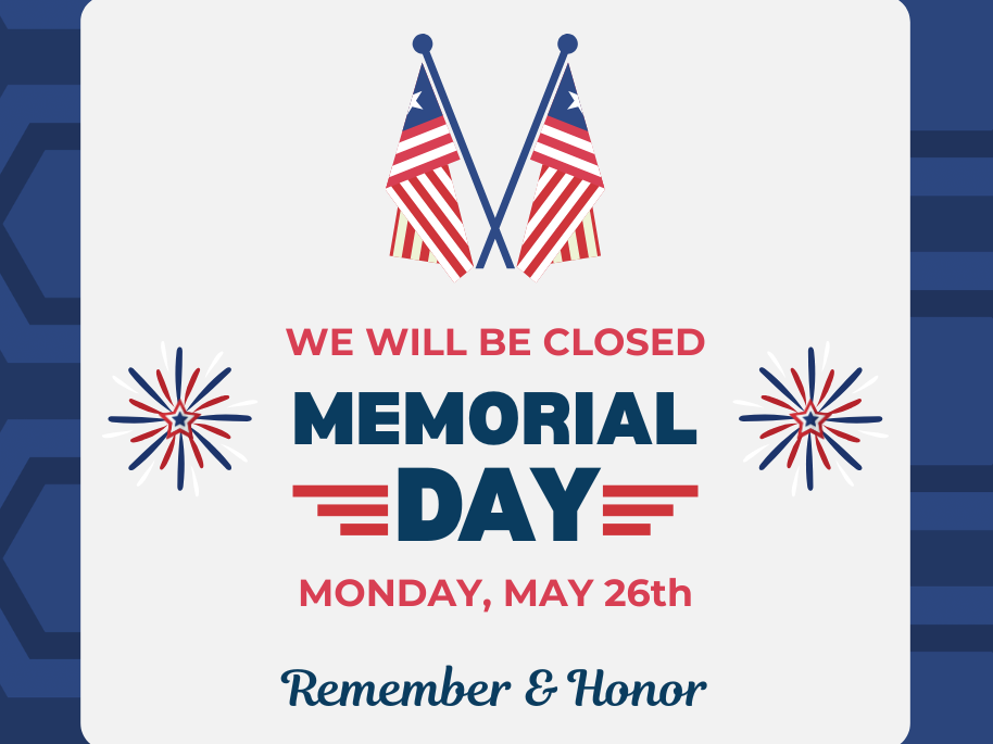 Closed Memorial Day