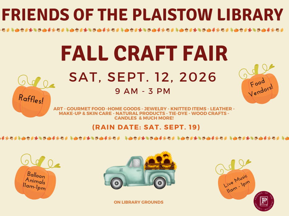 Friends of the Library Fall Craft Fair
